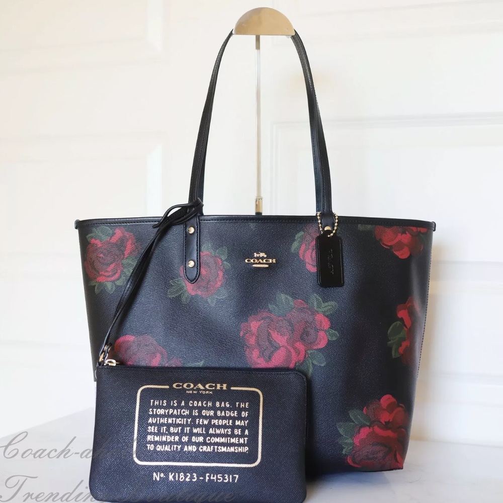 Reversible Coach tote